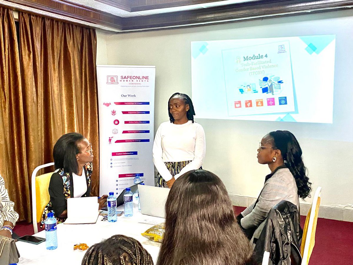 SafeonlineK's tweet image. Our Digital Literacy Coordinator Lucy Mwaura, CIPP/E addressed the various forms of online abuse and provided critical tools for protecting oneself and reporting incidents. 
#techsecure