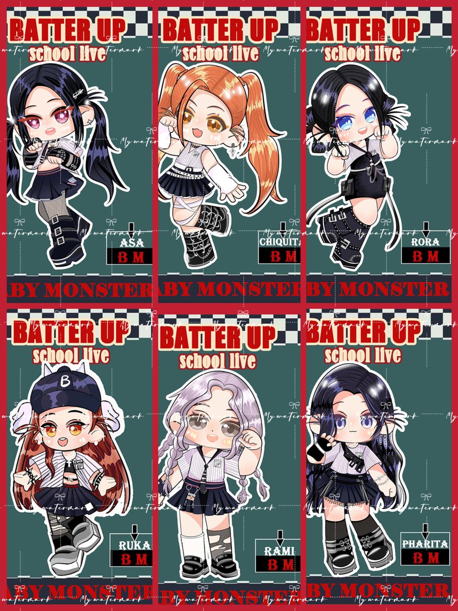 Caramel_Baby3's tweet photo. 😈BABYMONSTER

BATTER UP SCHOOL LIVE
SET
 🎒:ASA RUKA CHIQUITA PHARITA RAMI RORA

🖌️:Caramel drawing
#BABYMONSTER #illustration  
#베이비몬스터  #PHARITA #RAOR  #ASA #CHIQUITA #RAMI #RUKA https://t.co/cQUaHqGT2f