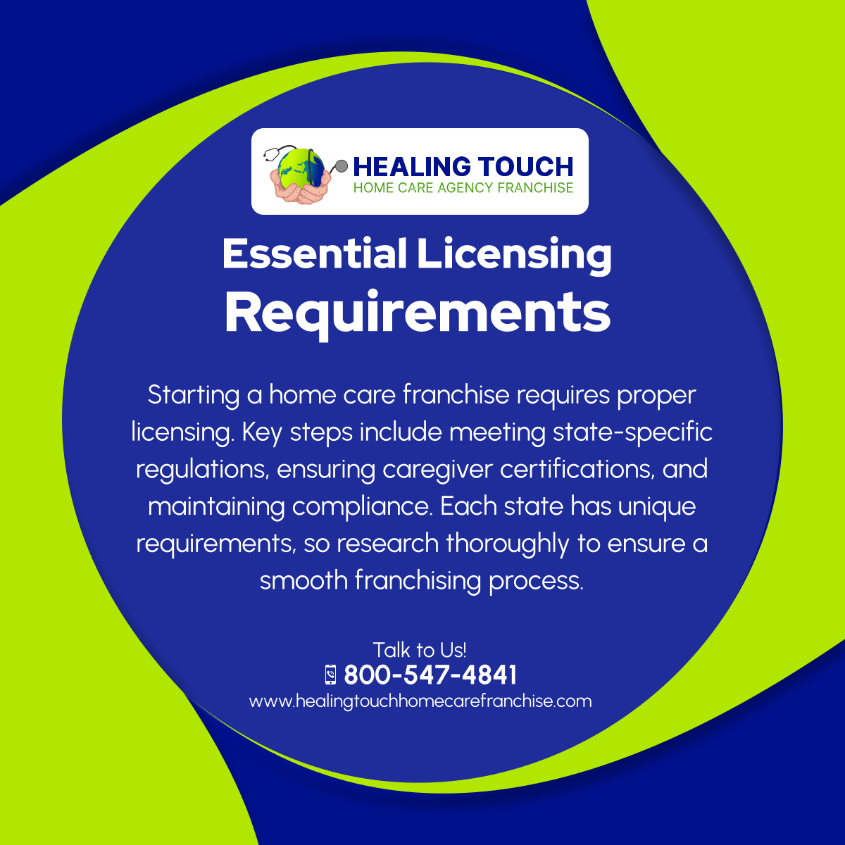 healingtcfa's tweet image. Navigating the licensing landscape is crucial when starting a home care franchise. Understanding state regulations and caregiver requirements helps set the foundation for a compliant and successful business. Research is key to getting it right. 

#LicensingTips #FranchiseBasics
