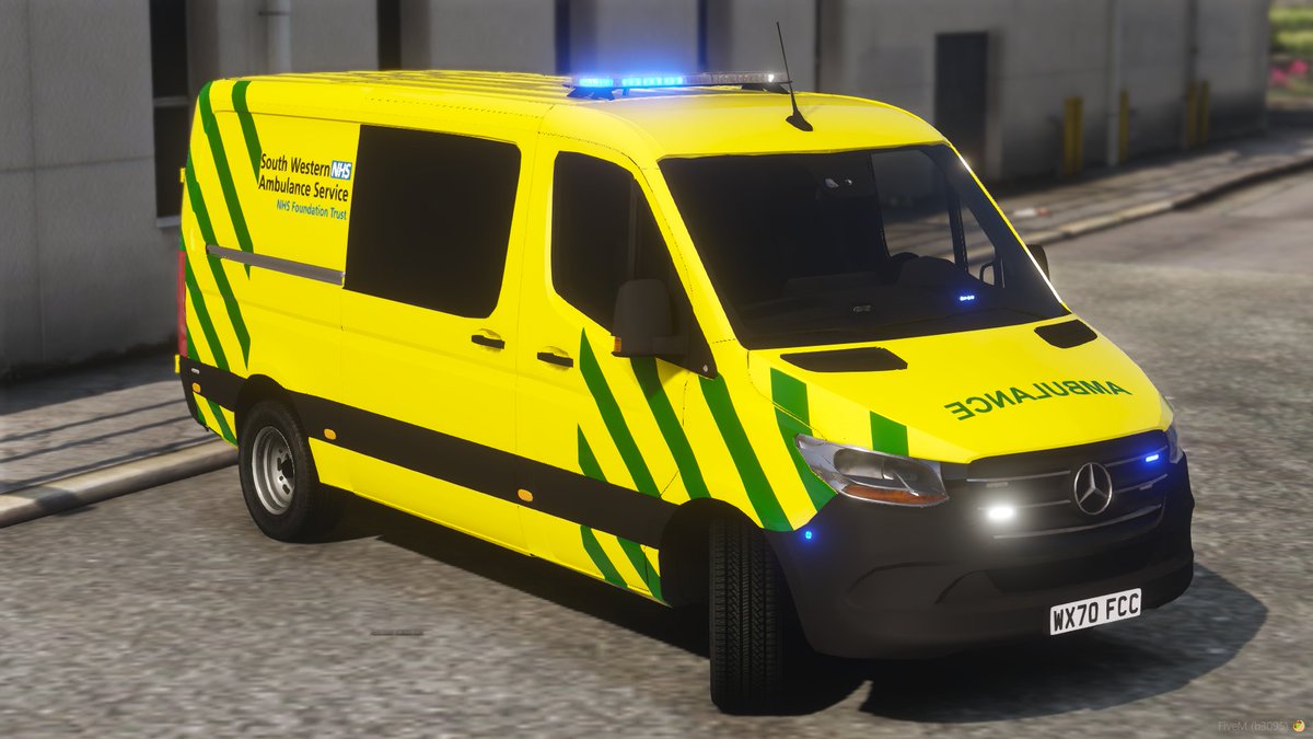 Crown_Workshop's tweet photo. This is our 2020 Mercedes Sprinter Driver training vehicle used by south western ambulance service.
#FiveM #Development #GTA5
https://t.co/EyBaXlV4Sz https://t.co/VrkcsIfqnG