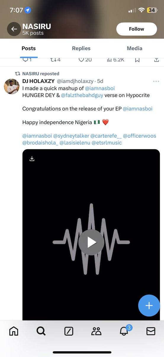 iamdjholaxzy's tweet image. Not feeling entitled, Just wondering why @iamnasboi would block me off on X after making a dope mashup of his new  song #Hungergame off his EP
