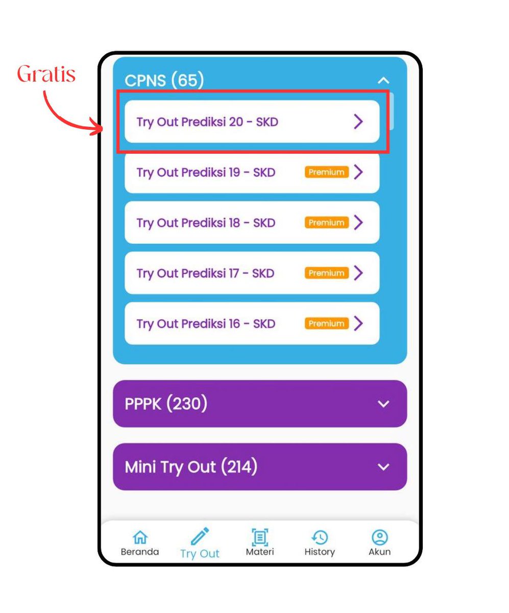 worksfess's tweet photo. Udah nyobain Try Out CPNS GRATIS Apta School?
denger-denger katanya mirip sama SKD aslinya. 

Cobain deh, buruan download Aplikasi “Apta School CPNS” di Playstore atau Appstore
Playstore => https://t.co/OYzT6TC66l
Appstore => https://t.co/TrxdHWp6LN https://t.co/jkbCsuNmuM