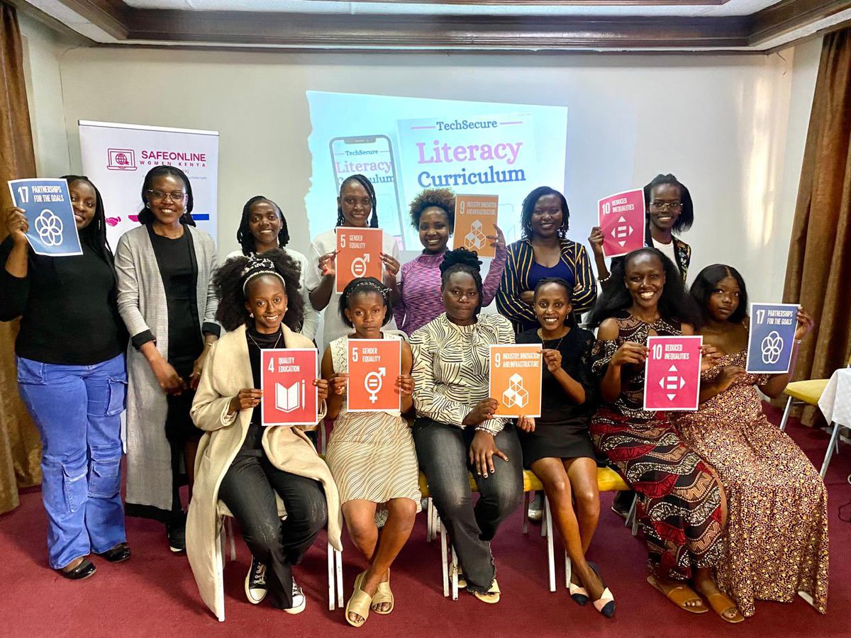 SafeonlineK's tweet image. Our TechSecure Literacy Training is more than just a digital skills workshop—it’s a direct contribution to advancing several Sustainable Development Goals (SDGs) set by the United Nations in the following ways:
#TechSecure #SDGs #QualityEducation #GenderEquality