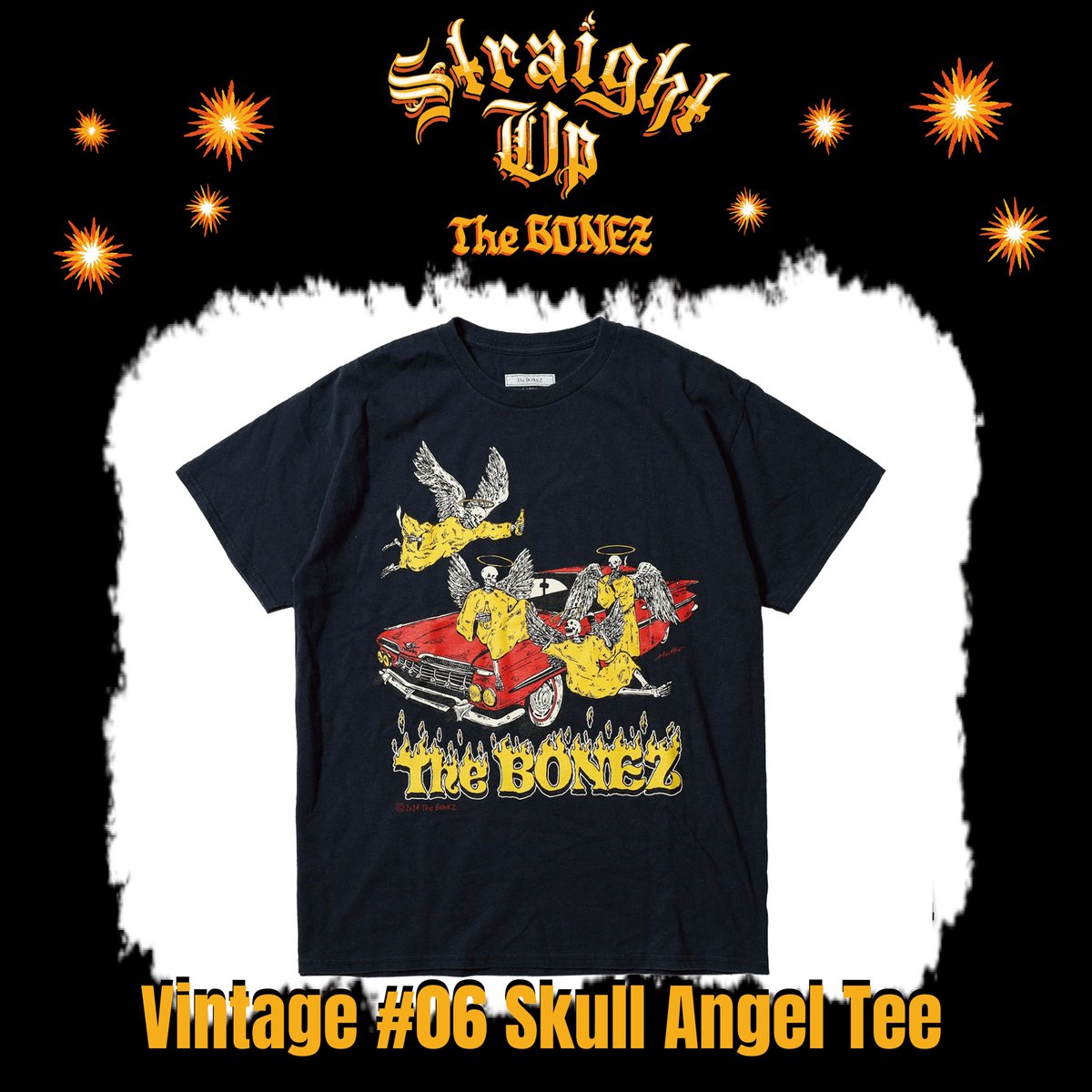 New Goods Info】 Vintage #6 Skull Angel Tee PRICE:¥6,000- (in tax