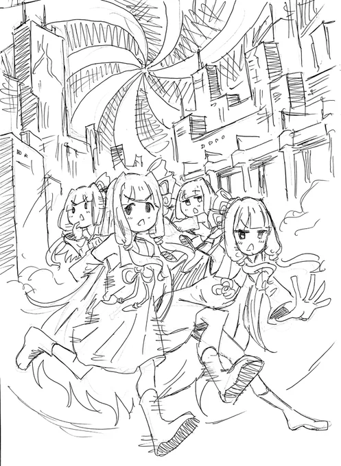 落書き 琴葉姉妹2×2 