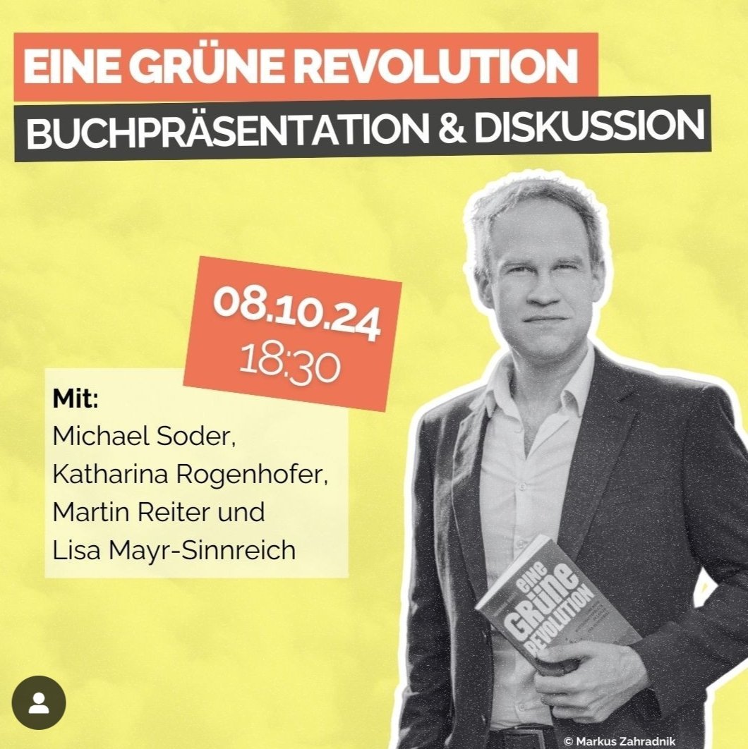 Michael Soder (@ecolomist) on Twitter photo Morgen ist es soweit! Präsentation meines neuen Buchs zur #Transformation der Wirtschaft.
Ich diskutiere mit <a href="/KRogenhofer/">Katharina Rogenhofer</a> <a href="/kontextinstitut/">KONTEXT Institut für Klimafragen</a> & <a href="/MartinReiter_/">Martin Reiter</a> <a href="/oegb_at/">ÖGB</a> die Hausaufgaben für die zukünftige Bundesregierung & was es für eine #JustTransition braucht. <a href="/oegbverlag/">Verlag des ÖGB</a> Morgen ist es soweit! Präsentation meines neuen Buchs zur #Transformation der Wirtschaft.
Ich diskutiere mit <a href="/KRogenhofer/">Katharina Rogenhofer</a> <a href="/kontextinstitut/">KONTEXT Institut für Klimafragen</a> & <a href="/MartinReiter_/">Martin Reiter</a> <a href="/oegb_at/">ÖGB</a> die Hausaufgaben für die zukünftige Bundesregierung & was es für eine #JustTransition braucht. <a href="/oegbverlag/">Verlag des ÖGB</a>