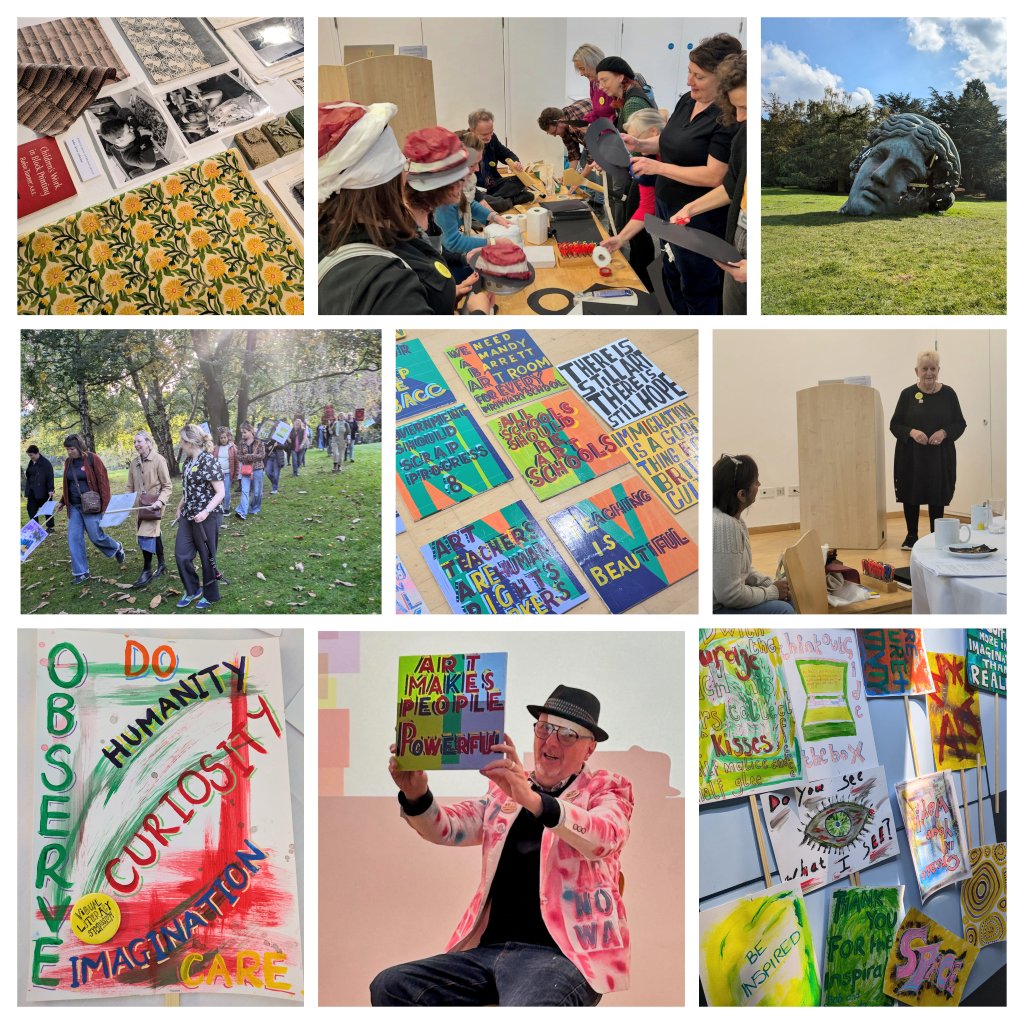 Becky Thompson (@beckartsconnect) on Twitter photo Art Makes People Powerful! Brilliant day at the <a href="/SuperpowerLook/">The Superpower of Looking</a> Visual Literacy Symposium.
Passionate art educators, artists & art advocates connecting, sharing & making art. Great to hear <a href="/BobandRoberta/">Bob&Roberta Smith</a> rousing keynote & be part of a collective workshop led by <a href="/theartcriminal/">Susan M Coles</a> Art Makes People Powerful! Brilliant day at the <a href="/SuperpowerLook/">The Superpower of Looking</a> Visual Literacy Symposium.
Passionate art educators, artists & art advocates connecting, sharing & making art. Great to hear <a href="/BobandRoberta/">Bob&Roberta Smith</a> rousing keynote & be part of a collective workshop led by <a href="/theartcriminal/">Susan M Coles</a>