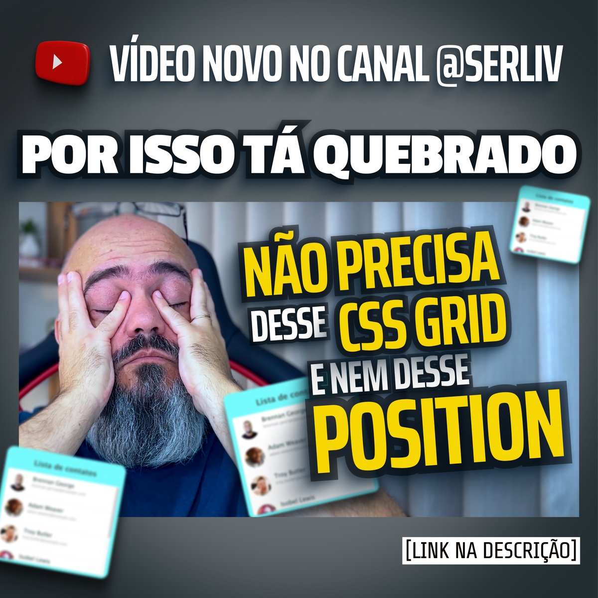 serlivcursos's tweet image. Corrigindo os 3 maiores erros de CSS que podem quebrar a sua página web!

youtu.be/4kTWgWyiwTo 

#desenvolvimentofrontend #webdesign #frontend #desenvolvimentoweb #csstutorial #webdev