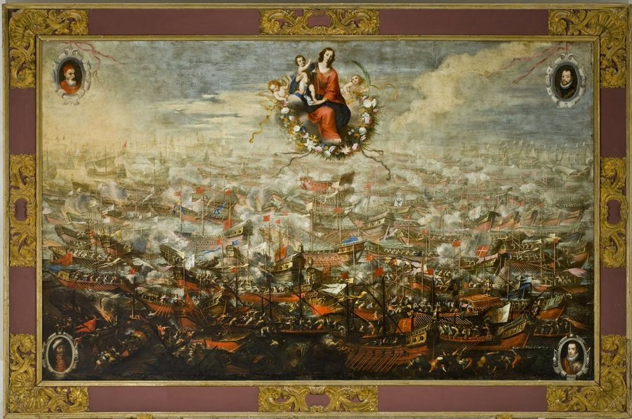 Guille_Nicieza's tweet photo. Tal día como hoy, 7 de octubre de 1571, la flota de la Liga Santa venció a la flota otomana en el golfo de Patras: "La más memorable y alta ocasión que vieron los pasados siglos, ni esperan ver los venideros". Una de las tres grandes batallas navales de la Historia: Lepanto. https://t.co/N6gmiJfoQG