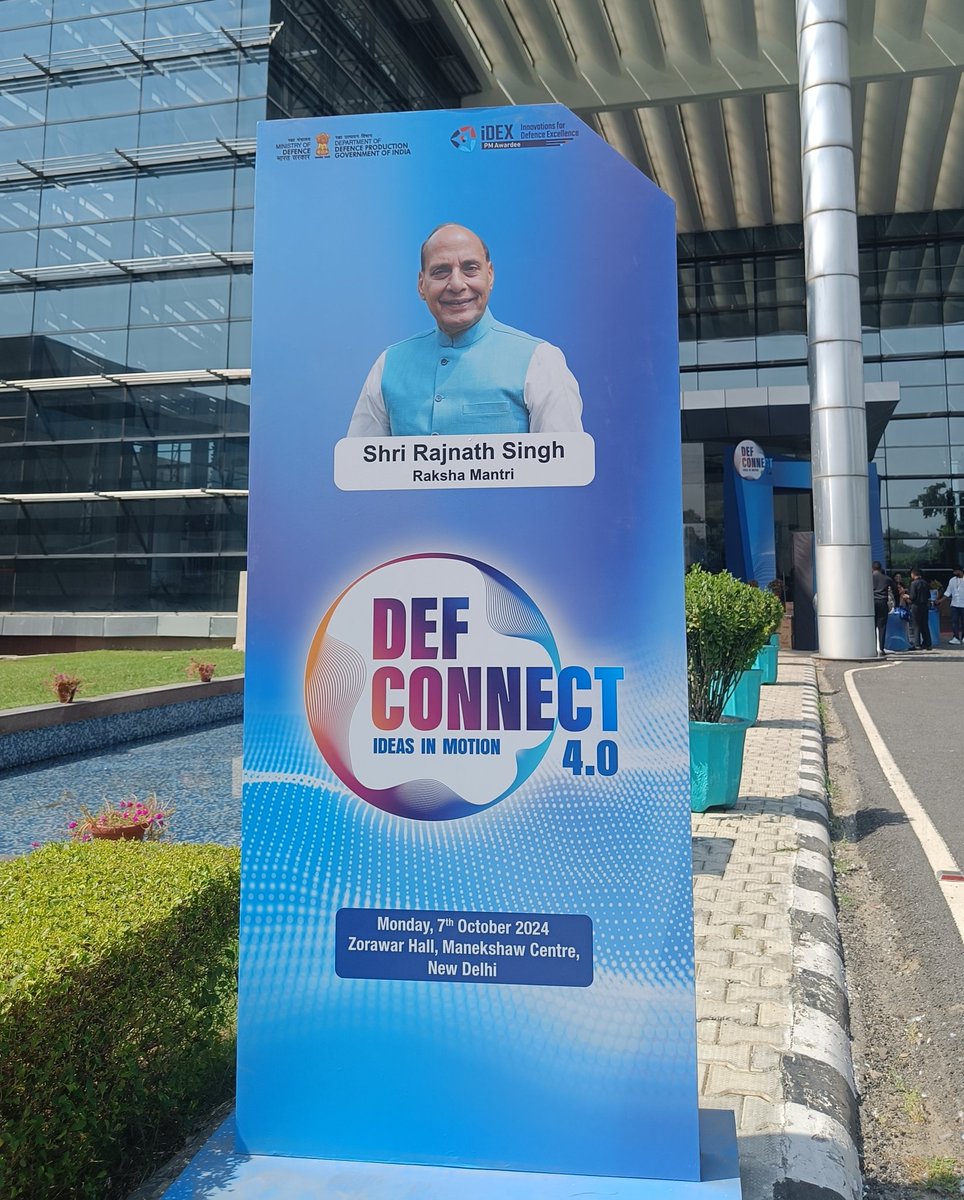DefProdnIndia's tweet image. All set for the grand edition of #DefConnect4.0 organised by #iDEX-DIO under the aegis of DDP, MoD.
Get ready to explore innovative solutions and collaborations! 
📍 Manekshaw Centre, Delhi Cantt
#DefConnect2024