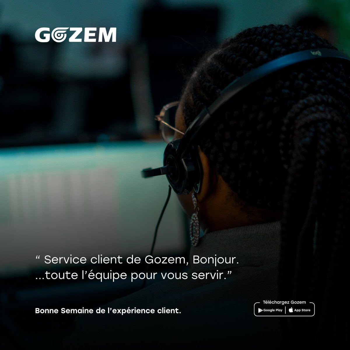 GozemBJ's tweet image. Semaine de l&apos;expérience client 🎉

Notre service client est là pour vous, prête à répondre à toutes vos questions et à vous accompagner dans vos activités avec Gozem. 

Merci de votre confiance ! 💚#SemaineDeLexperienceClient #GozemBenin #OnPousse