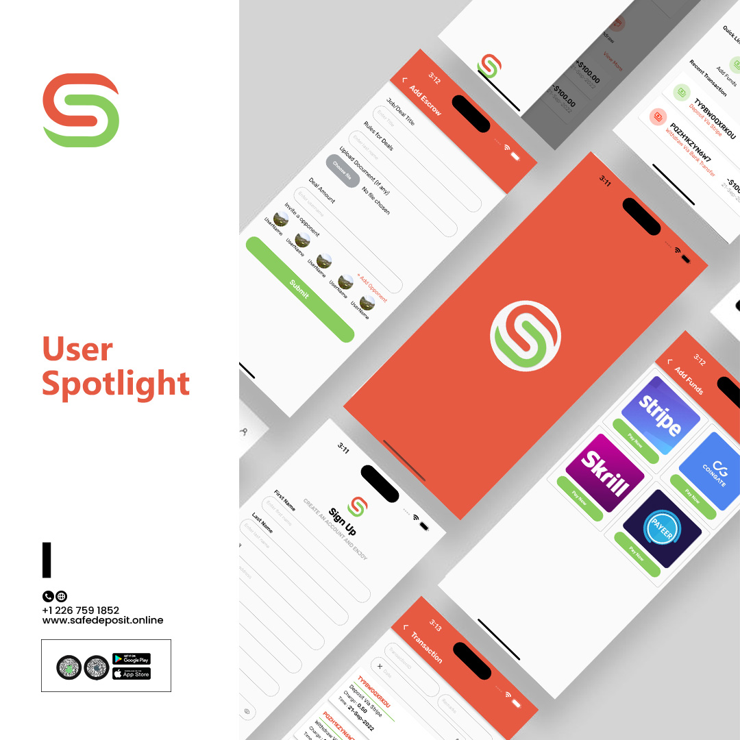 SafeDepositapp's tweet image. User spotlight: How SafeDeposit helped a startup go global.
For More Information Visit:
safedeposit.online

#EscrowFeatures #agentescrow #foryoupage #onlinepaymentavailable #SafeDeposit #trending #PAYMENTONDELIVERY #escrowevolved