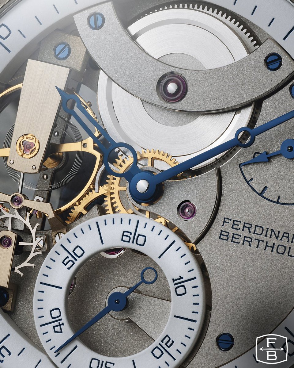 This anniversary series is distinguished by its colour combination: its finely sandblasted, white rhodium-plated movement matches the white dial and inner bezel ring, complete with blue numerals and minutes track.

Exclusively available at Art In Time Monaco

#FerdinandBerthoud
