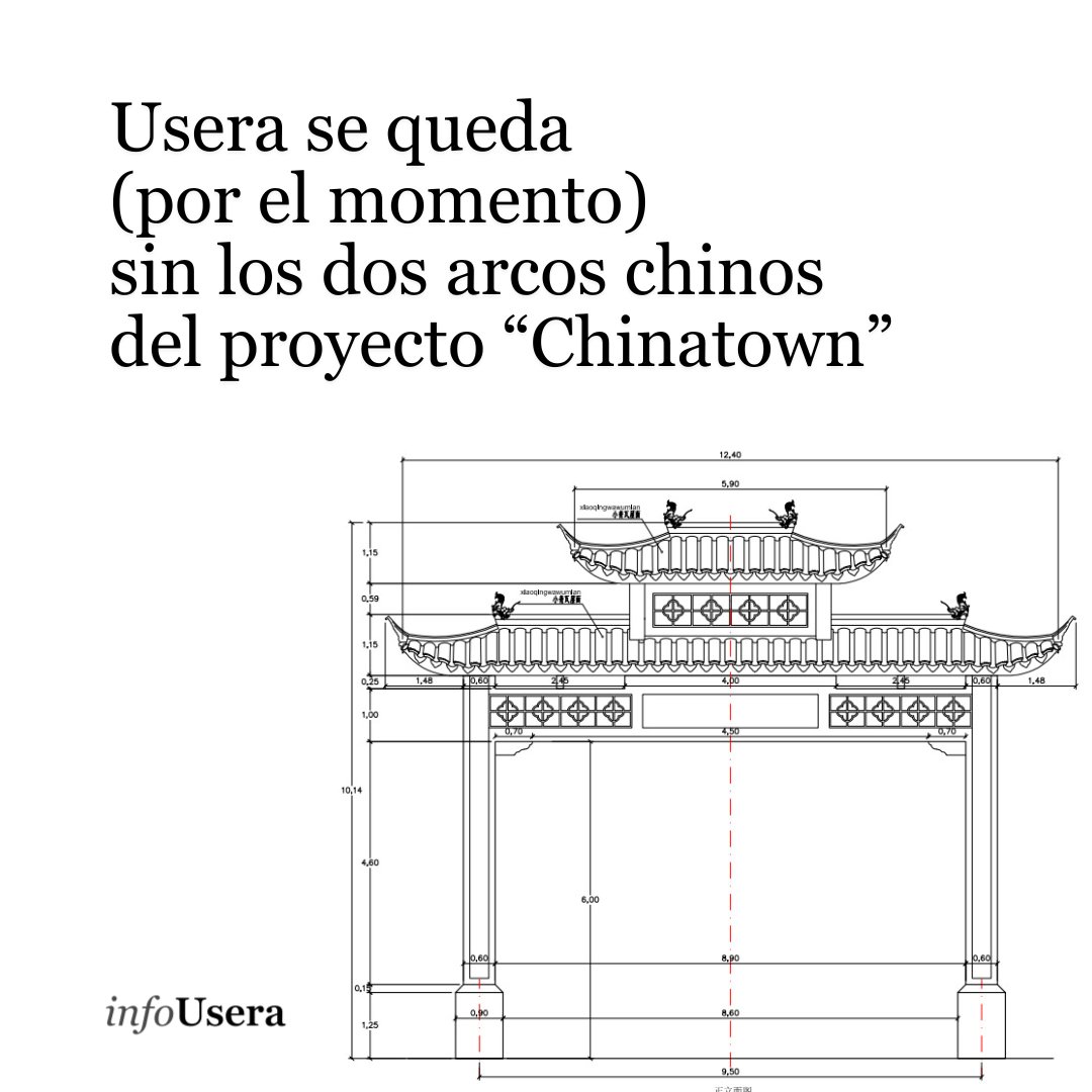 InfoUsera's tweet image. Ninguna empresa se ha presentado a la licitación del Ayuntamiento de Madrid para la construcción de los dos arcos chinos del proyecto "Chinatown" 

📲 Lee la noticia completa: madridciudad.es/2024/10/05/use…