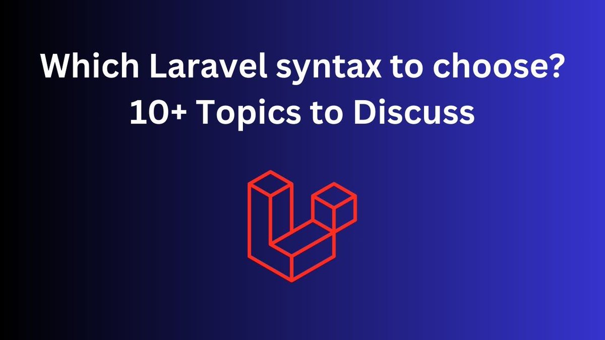 PovilasKorop's tweet photo. My new Laravel video.

Discussing the eternal question "How to write Laravel code".

Laravel Conventions/Guidelines from IxDF
https://t.co/qrWyO1omDX https://t.co/31fIj7eKF2