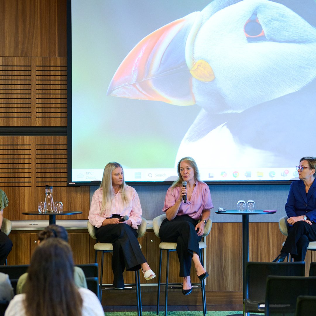 ISSAexpo's tweet photo. What a fantastic Day 2! 

The breakfast panel featuring The Hon. Jodie Harrison MP, Dr Jennifer Semple, Kim Puxty, and Brodie West was a highlight. 

Their insights on sustainability, future trends, and women's role in male-dominated industries were thought-provoking. https://t.co/WVmQJwT2Hs