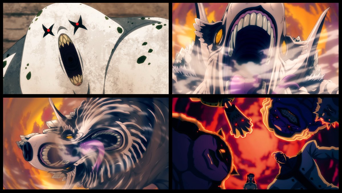 henry_thurlow's tweet photo. These are the sequences I personally animated for the Seven Deadly Sins: Four Knights of the Apocalypse season 2 Opening.(Mostly monsters &amp; villains)😁
これは自分で描いた「七つの大罪 黙示録の四騎士」シーズン２オープニングのカットです。
やっぱりこういう怖い化け物を描くのが好き。😈 https://t.co/DCAJMoXkIu