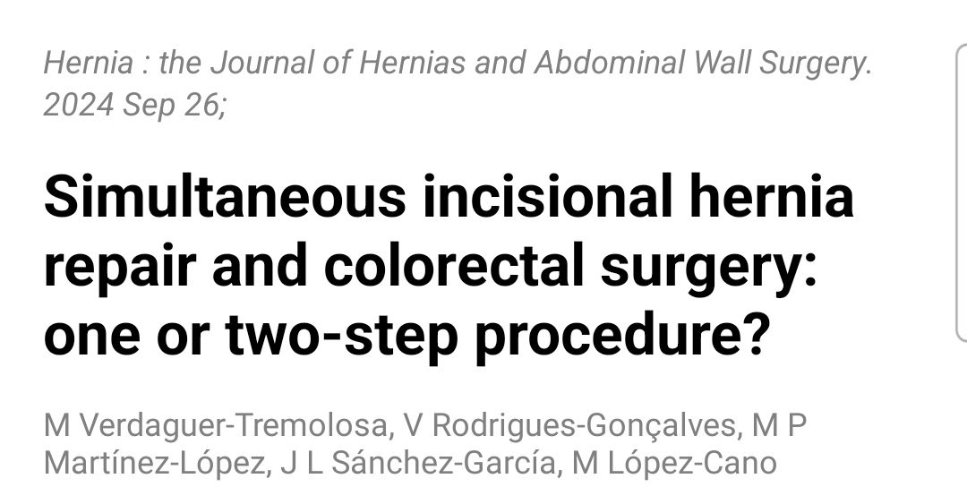 European Hernia Society tweet media