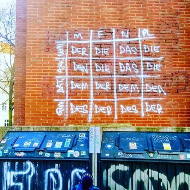 More socially and linguistically helpful graffiti please 👍🏼 😃 #berlin
