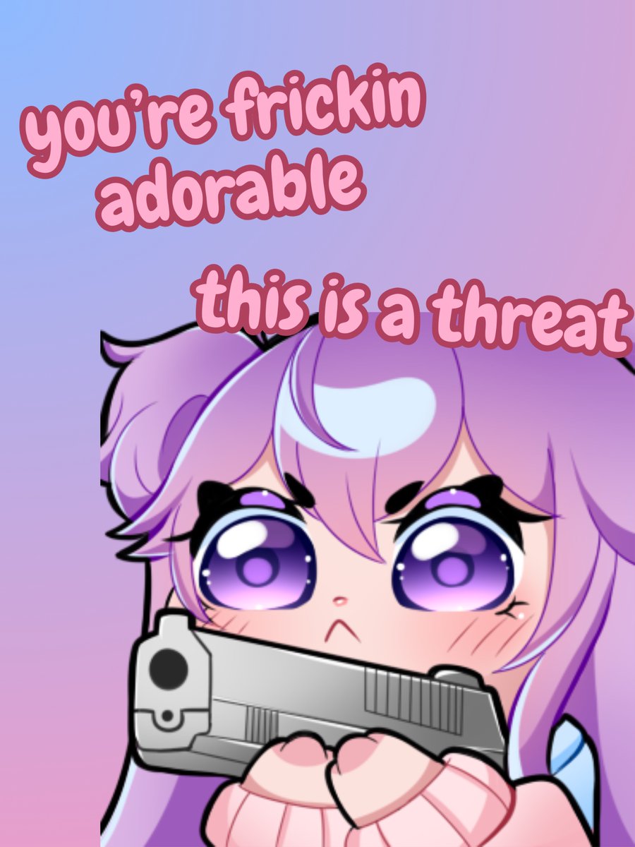 accept my love and affection!!!!! 😤💜