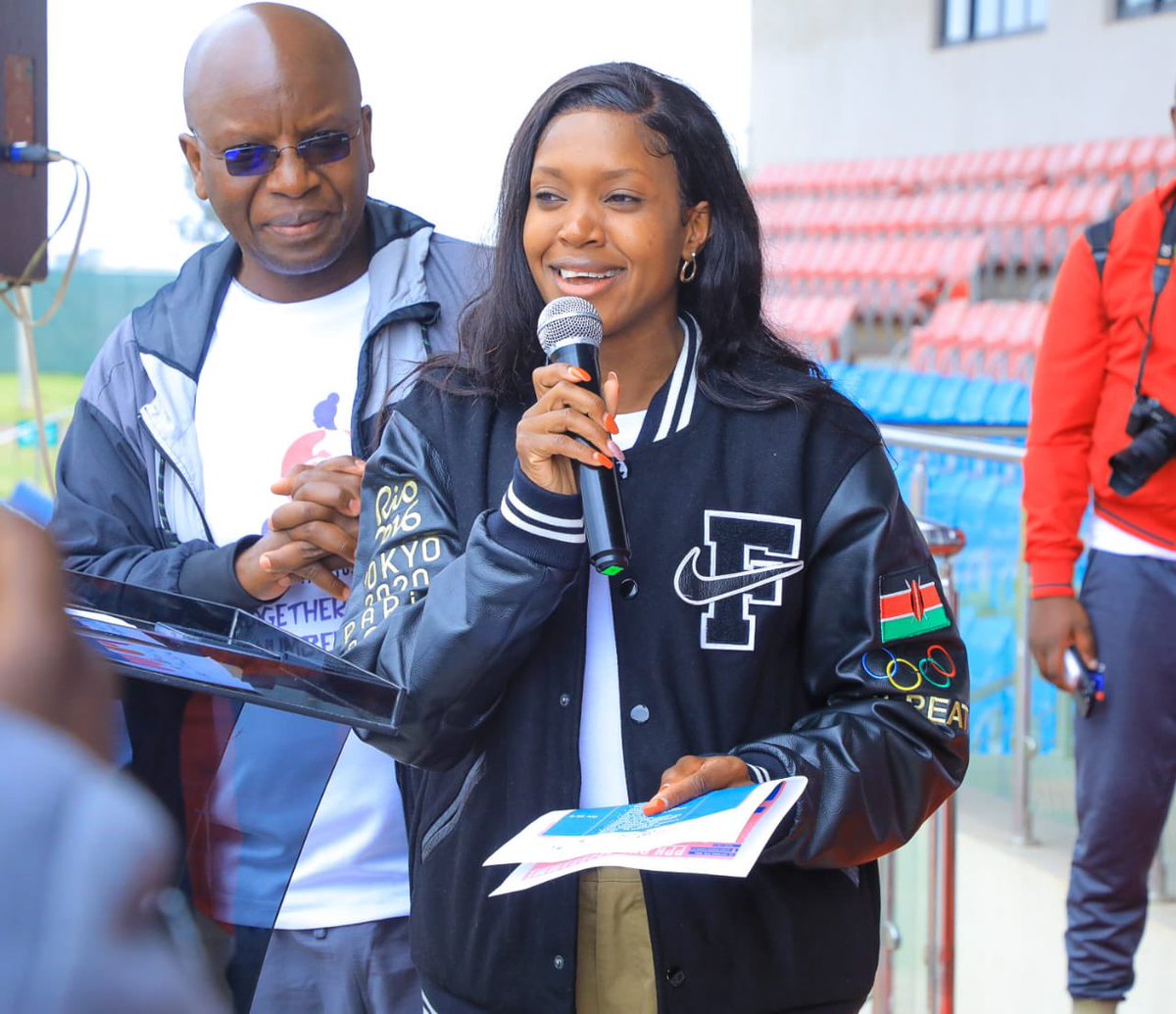 Lynne Wachira (@wachiralynne) on Twitter photo 🏃♀️  ‘Run for Her’
Faith Kipyegon joining the fight against Postpartum Hemorrhage that kills 3000 Women in Kenya yearly 
🎙️“As a mother myself, I wish all women who dream of becoming mothers live the dream of carrying a child safe delivery & to live to see their child grow.” 🧵 🏃♀️  ‘Run for Her’
Faith Kipyegon joining the fight against Postpartum Hemorrhage that kills 3000 Women in Kenya yearly 
🎙️“As a mother myself, I wish all women who dream of becoming mothers live the dream of carrying a child safe delivery & to live to see their child grow.” 🧵