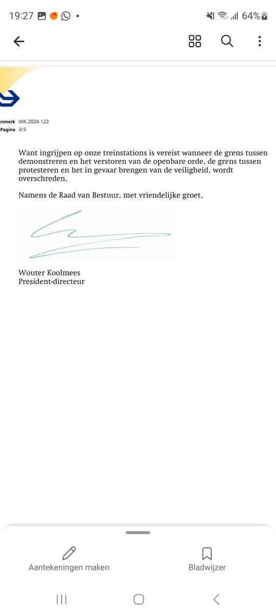 Een heldere brief van NS-topman Wouter #Koolmees aan 5 gemeentelijke VVD-fractievoorz. over het NS-standpunt over demonstraties op NS-stations. 
NS in dit verband van #antisemitisme beschuldigen, is schandalig! De driehoek (gemeente, politie, OM) gaat over demonstraties, niet NS.