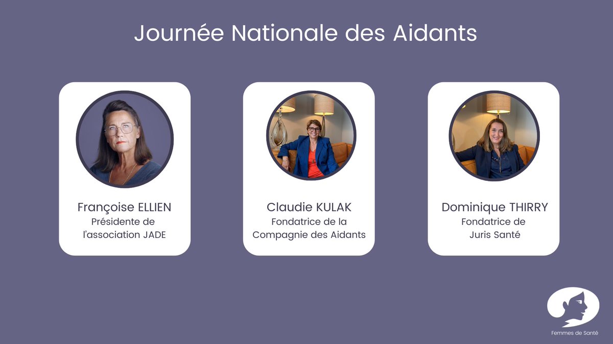 06-10 - Journée Nationale des Aidants
<a href="/SpesW/">Ellien Francoise</a> est présidente de <a href="/JeunesAidants/">Association nationale Jeunes AiDants Ensemble</a> qui propose un temps de répit et des ateliers gratuits, en résidence pour les jeunes aidants de moins de 18 ans. Françoise a également été nommée parmi les Femmes de Santé 2020👉femmesdesante.fr/francoise-elli…