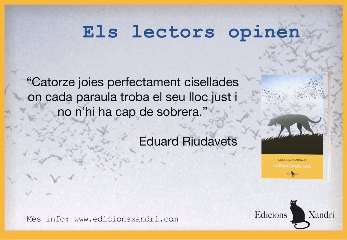 Molt contenta! Moltes gràcies, <a href="/RiudavetsEduard/">Eduard Riudavets</a> 💙🤍💛