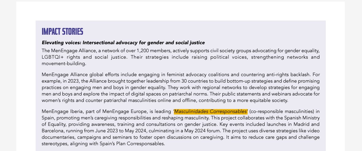 MenEngage Iberia tweet media