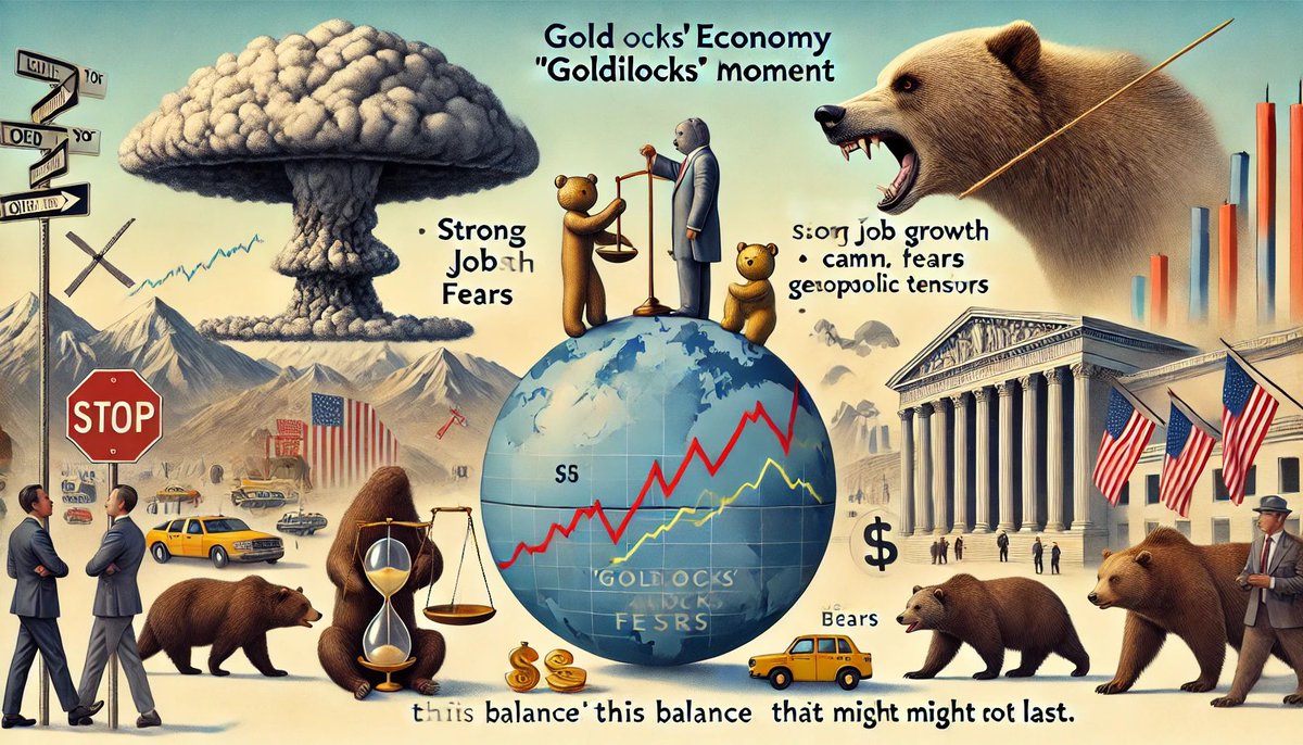 Castra_Clique's tweet photo. 🌟 Is the U.S. Economy in a ‘Goldilocks’ Moment?

The U.S. added 254,000 jobs in September, far exceeding expectations and showing steady growth. A near-perfect “Goldilocks” situation — not too hot, not too cold. 📈 https://t.co/EtZXCpHevd