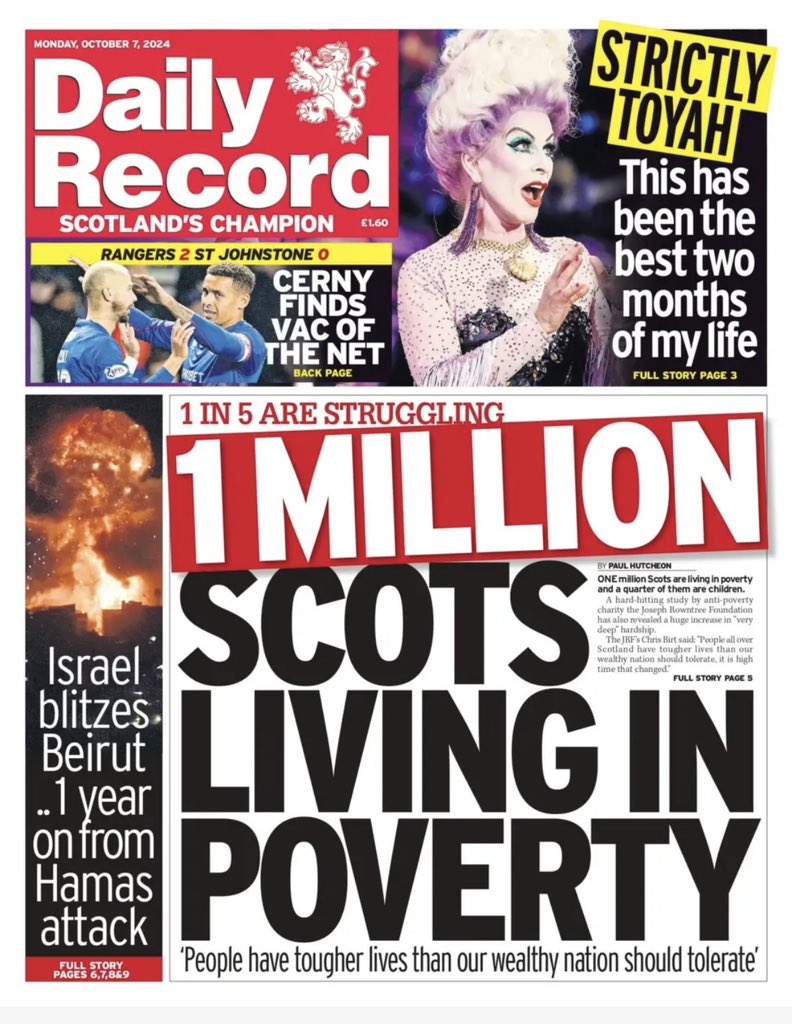 cdbirt's tweet image. 🚨Poverty in Scotland 2024 out today. 

Stark findings about levels of poverty and about how our social security system is failing us. 

Looking forward to hearing both UK and Scottish governments’ response at the launch of the report this morning.