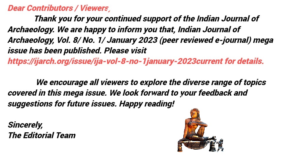 Indian Journal Of Archaeology tweet media
