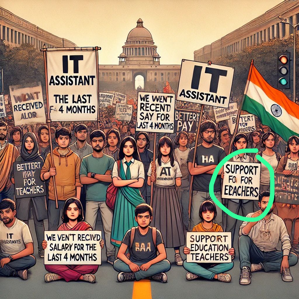 ShuklaDeep96's tweet photo. Delhi Govt. school ke IT assistant ko salary nhi mili hai last 3 months se na hi unka contract dobara renew hua hai.
 Delhi Government tak Ya Central Government should think on it also..

@labour_gnctd @LtGovDelhi @AAPDelhi @BJP4Delhi @LabourMinistry  @CMODelhi https://t.co/2jYpoCYclc