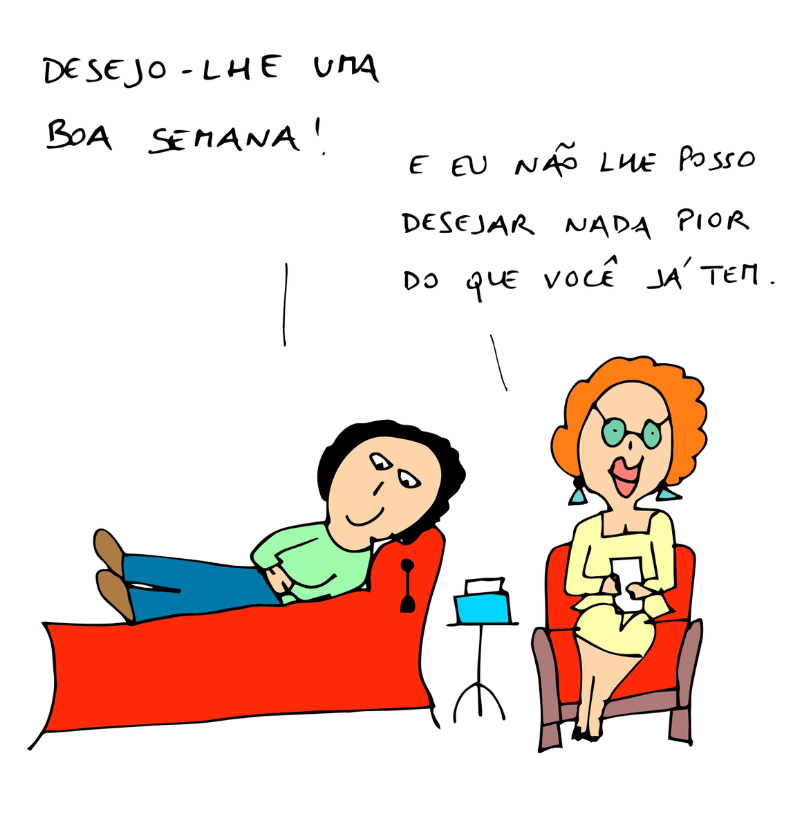 Juliana Saavedra, a psicanalista que deixa os pacientes na merda.