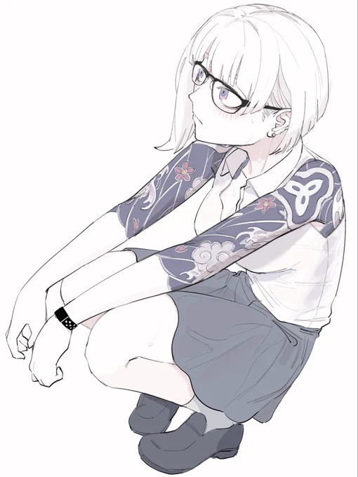 #ZetC_OC笹浪 帆奈(ささなみ はんな)一番人気の刺青ガール 