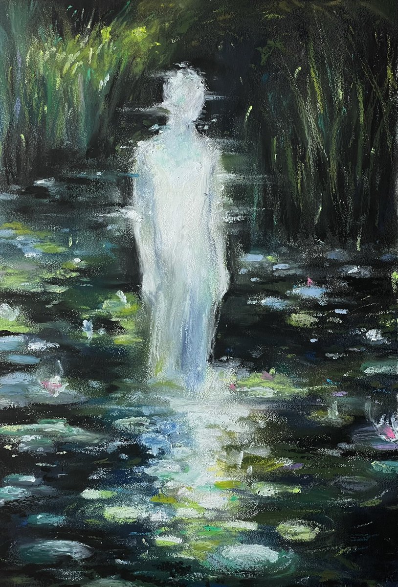 Gm✨
Quiet place / Oil pastel on paper