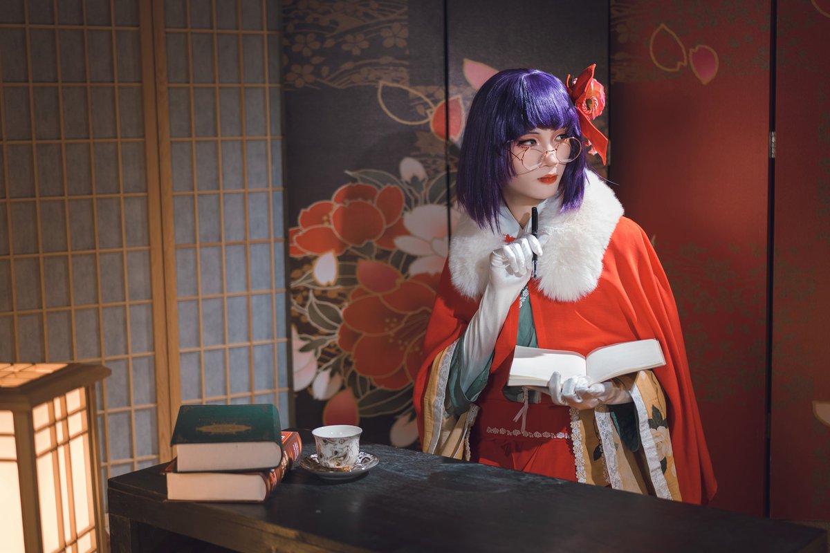 アガサ·クリスQ
#稗田阿求
#东方project 
#東方Project 
#cosplay