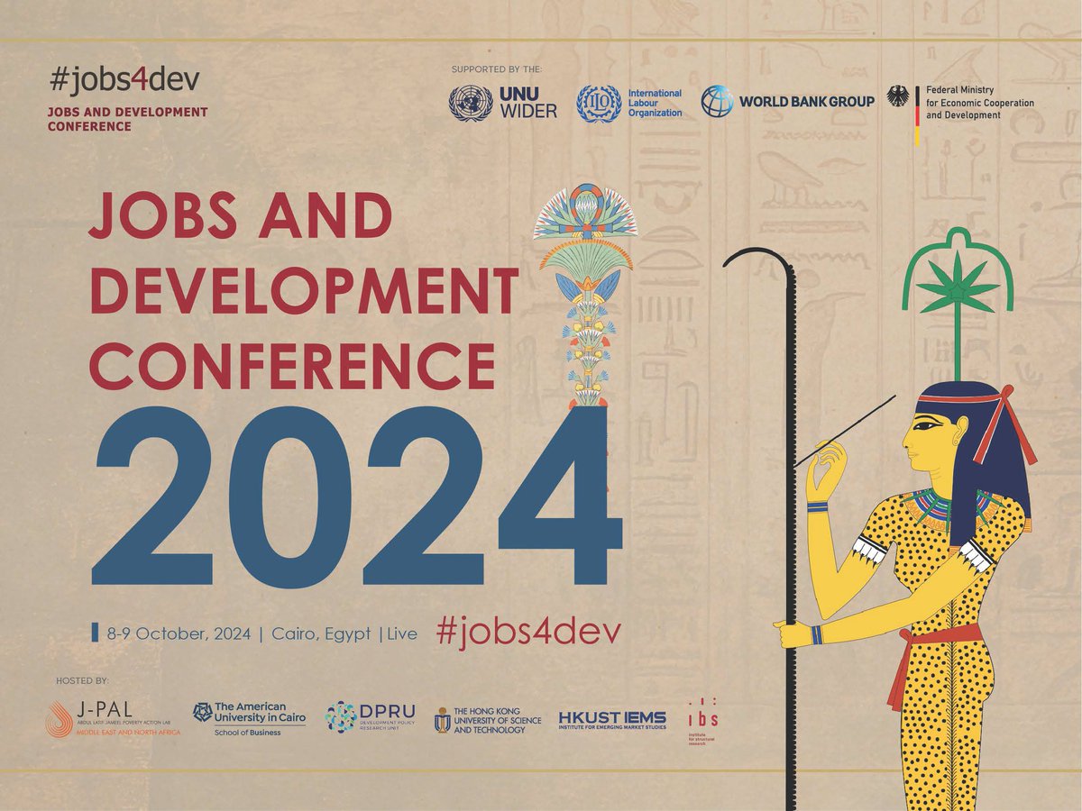 UNU-WIDER (@unuwider) on Twitter photo #Jobs4Dev starting tomorrow!
Important themes in employment, job creation, and economic development. Sign up for the livestream: shorturl.at/jcSZj
The conference is co-organized with <a href="/WorldBank/">World Bank</a>, <a href="/ilo/">International Labour Organization</a>, <a href="/DPRU_UCT/">Development Policy Research Unit (DPRU)</a>, <a href="/ibs_warsaw/">IBS Warsaw</a>, and <a href="/hkustiems/">HKUST IEMS</a> with the support of <a href="/giz_gmbh/">GIZ</a>. #Jobs4Dev starting tomorrow!
Important themes in employment, job creation, and economic development. Sign up for the livestream: shorturl.at/jcSZj
The conference is co-organized with <a href="/WorldBank/">World Bank</a>, <a href="/ilo/">International Labour Organization</a>, <a href="/DPRU_UCT/">Development Policy Research Unit (DPRU)</a>, <a href="/ibs_warsaw/">IBS Warsaw</a>, and <a href="/hkustiems/">HKUST IEMS</a> with the support of <a href="/giz_gmbh/">GIZ</a>.