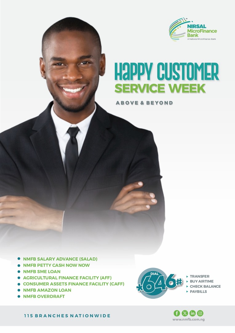 Dear Valued Customer,

Happy Customer Service Week to you all. You are the reason we are here. We are dedicated to going "Above and beyond" to serve you!
#Customerservice #nmfbcares #easilyaccessible