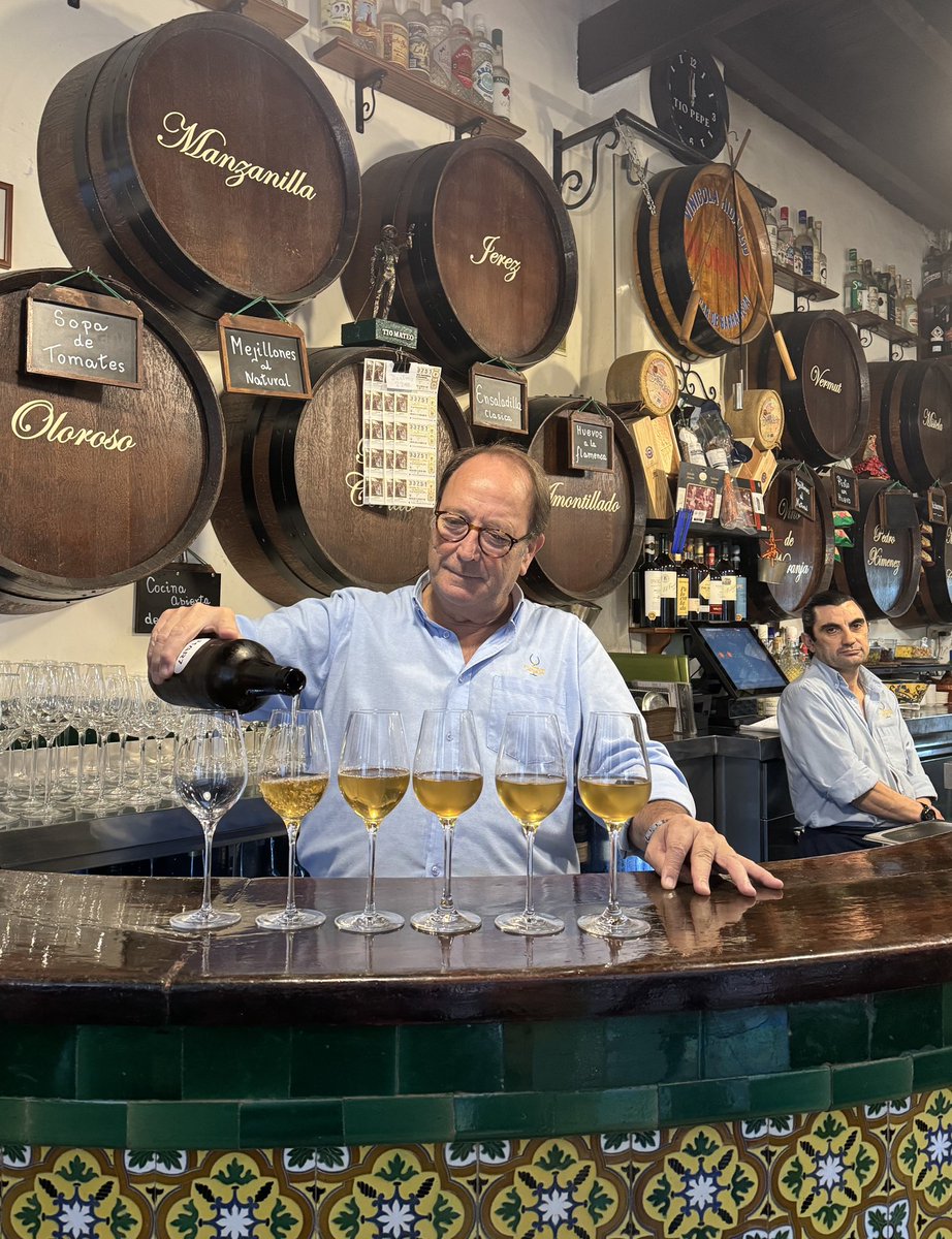 Shawn Hennessey ☀️🍷 (@sevillatapas) on Twitter photo It’s Manzanilla Monday! 🥂 With Mar 7 Manzanilla Pasada by Bodega Mar 7 at <a href="/manolocateca/">Taberna Manolo Cateca</a> #sevilla #sherry #sherrylovers #manzanilla #azaharsherry It’s Manzanilla Monday! 🥂 With Mar 7 Manzanilla Pasada by Bodega Mar 7 at <a href="/manolocateca/">Taberna Manolo Cateca</a> #sevilla #sherry #sherrylovers #manzanilla #azaharsherry