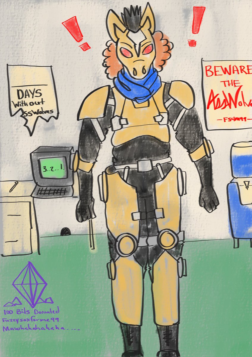 SoxWizardMagic's tweet image. Doodle dump from thinking up ideas....
First is Theo &amp;lt;@FearDasZombie&amp;gt;
Second is Al &amp;lt;@AlChestBreach&amp;gt;
And last but not least is Tootsie from our Fallout TTRPG with president Dashie