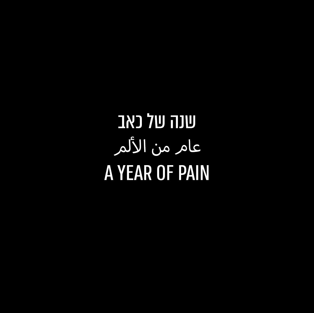 זו היתה שנה של כאב ואלימות, פחד ושנאה.
היום, מתוך האבל הכבד, דווקא מתוכו, אנחנו מחויבים מתמיד להגנה על זכויות אדם ולמאבק למען עתיד של צדק ושוויון לכל בני האדם באזורנו.
The past year was one of pain and violence, hatred and fear. Today, in heavy mourning, our resolve is even