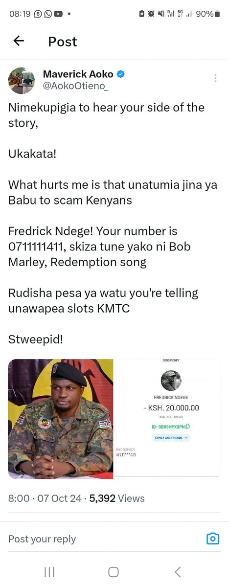 MutembeiTV's tweet photo. Ndege Sirkal exposed by Aoko!

Wanjigi Abdul Ndinda Gachietha WhatsApp #ImpeachGachagua AIC Milimani Nasty C Sakaja Glen Washington Trent #AboveAndBeyond PO BOX Mathira #RigathiCrocodileTears #morarakebaso AFCON Above &Beyond Gachagua Evans Nottingham Happy Customer Service Week