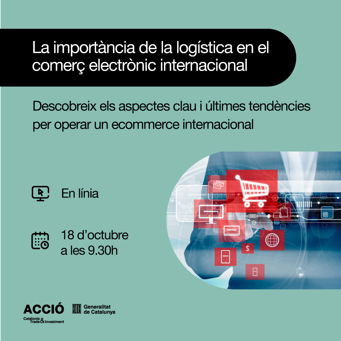accio_cat's tweet photo. 💻 En un món cada vegada més interconnectat, l’eficiència, els costos o la fidelització són clau per mantenir la competitivitat.

Coneix més detalls de la mà d'@oriolmv, @JoaquimMach i Ivan Torres.

📆 18/10
⏲ 9.30h

Inscriu-thi🔗 
https://t.co/gfXvfJ0Ju4

#mónACCIÓ https://t.co/Hg3wqxXrRE