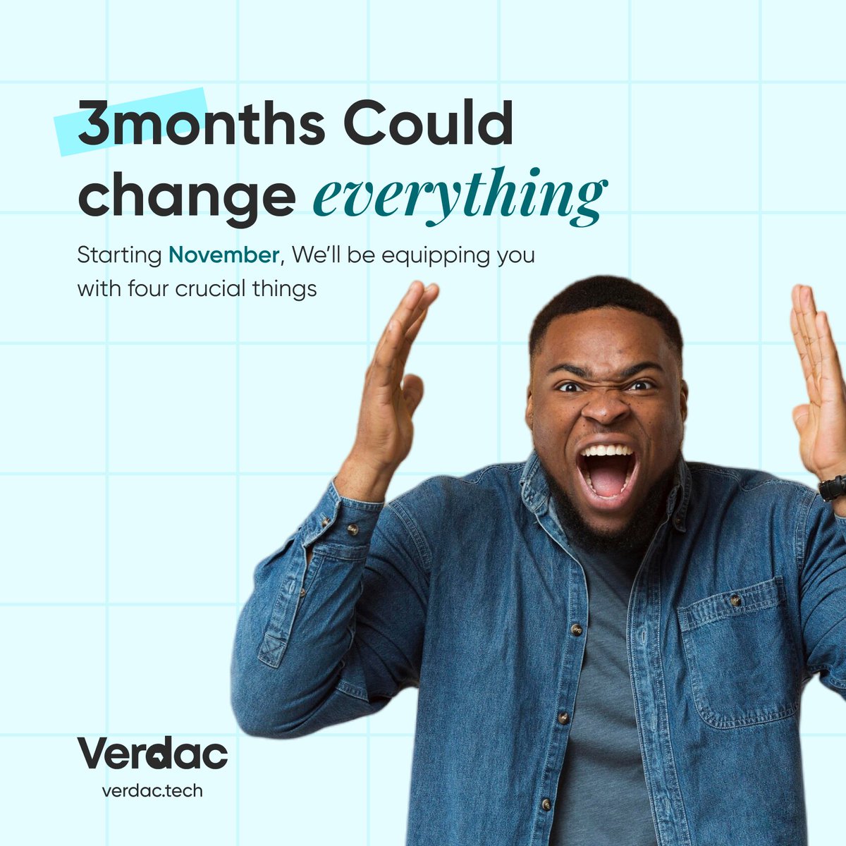 VerdacTech's tweet image. Don&apos;t procrastinate! start a conversation with us today and make November a certainty

visit verdac.tech
#verdactech #techcourses #learntech #softwarengineering #productmanagement #productdesign #DataAnalytics #dataengineering #uiux #frontendevelopment #backend