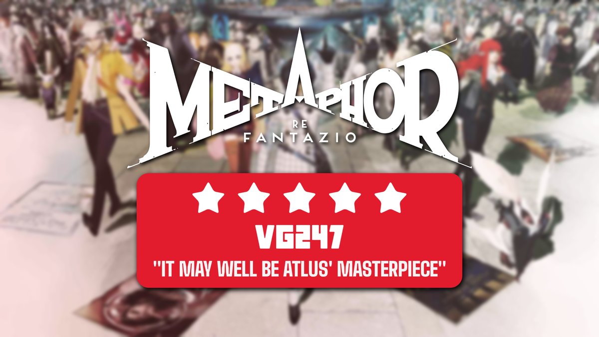 VG247's tweet image. Metaphor Refantazio review: moreish, subversive RPG excellence that’s fit for a king

vg247.com/metaphor-refan…