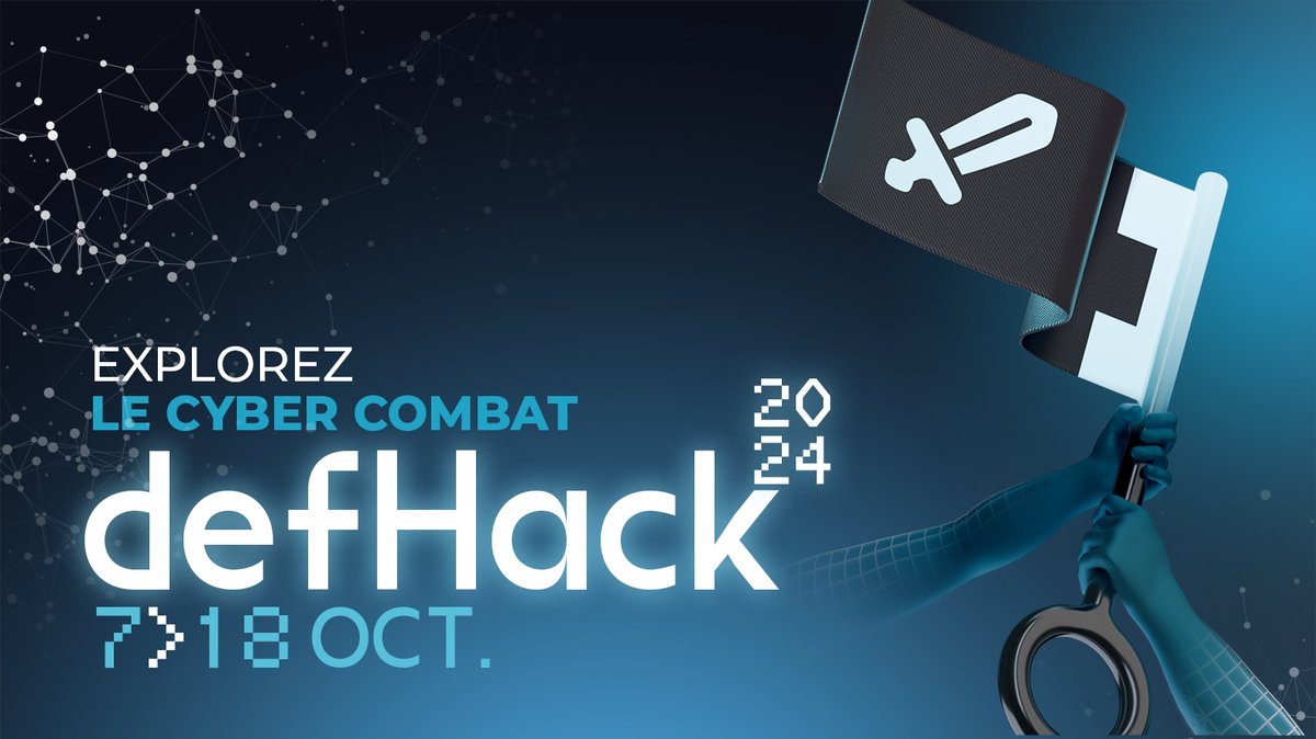 #Challenge | Pendant deux semaines, le <a href="/ComcyberFR/">Commandement de la cyberdéfense</a> lance un challenge aux étudiants à l’occasion de #Defhack ! 400 étudiants de 16 écoles prennent part cette année à cet exercice de guerre cyber pour explorer les missions de cyberdéfense en équipe.