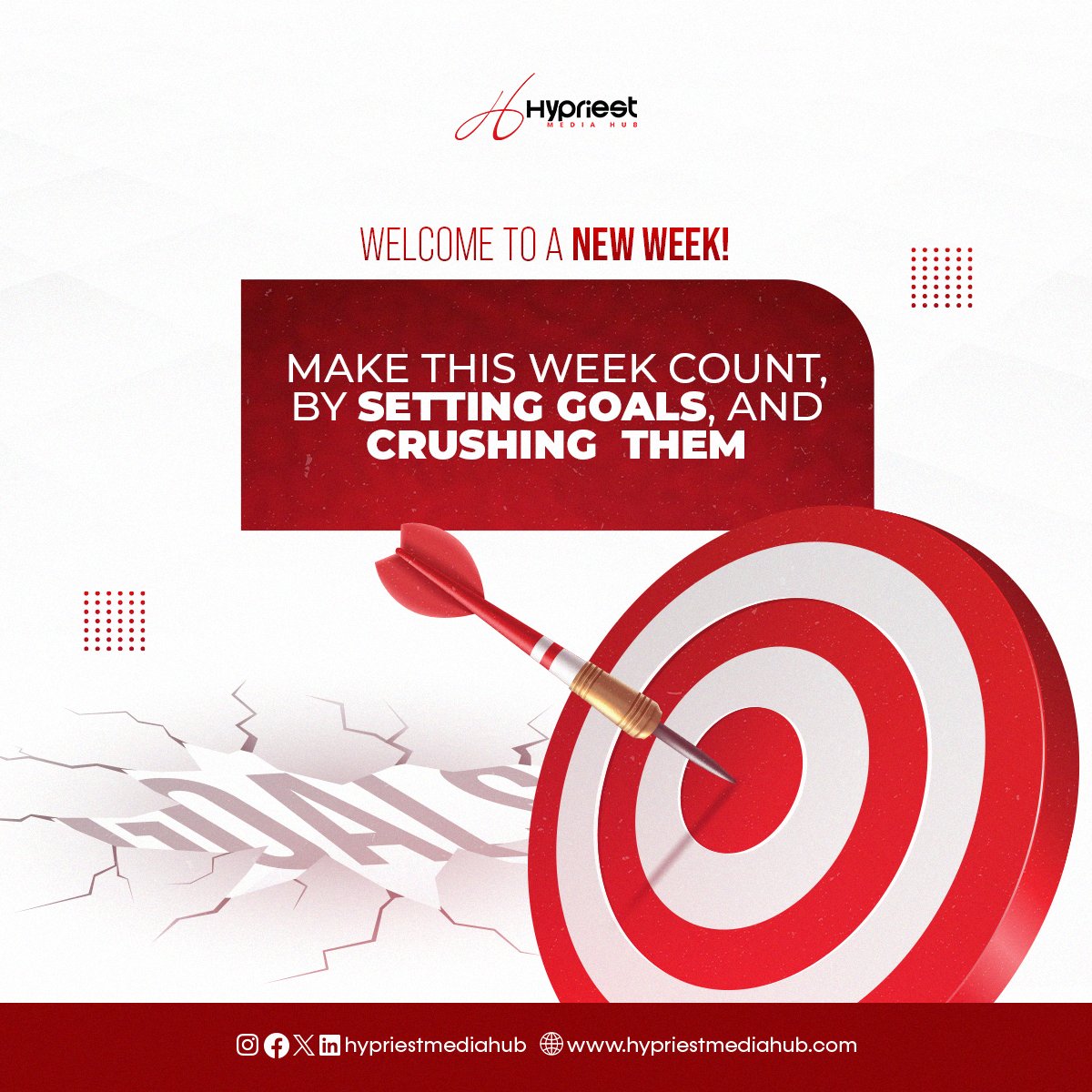 hypriestmedia's tweet photo. As we enter this colorful month, let’s kickstart the week with fresh energy. Whether starting new projects or picking up where you left off, let’s make it a great week!

#HypriestMediaHub #InspiringMonday #NewMonthNewGoals #CrushingGoals #MakeThisWeekCount #MediaHub #Branding https://t.co/qciqOFu7pu