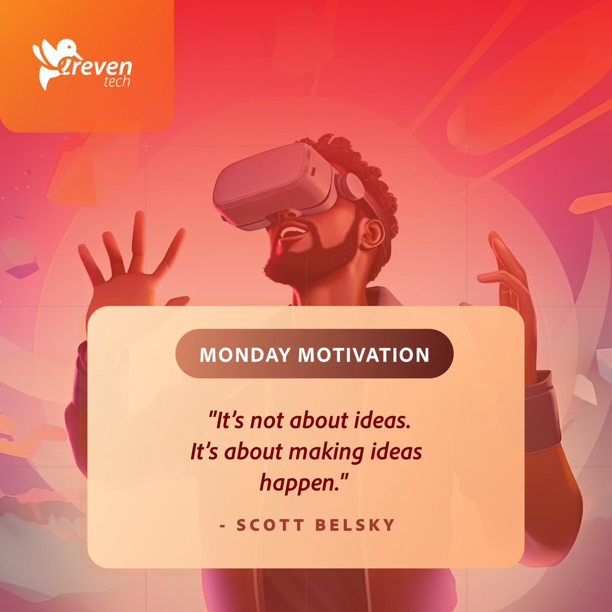 CrevenTech's tweet image. Great ideas are just the start. It’s the action that turns dreams into reality.

At Creven Tech, we give you the skills to bring your tech ideas to life. Let’s make it happen together.

#MondayMotivation #TechJourney #CrevenTech #MakeItHappen #Innovation