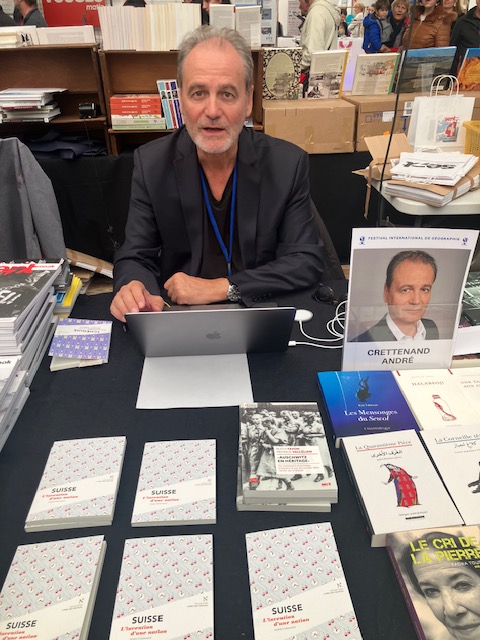 Merci à <a href="/FIGSaintDie/">FIG Saint-Dié</a> pour leur invitation à parler de la Suisse. Et bravo pour ce festival magnifique. <a href="/WerlyCH/">Richard Werly</a> <a href="/amedespeuples/">L'âme des peuples</a> <a href="/pemondron/">Mondron Paul-Erik</a> <a href="/ed_NEVICATA/">Éditions NEVICATA</a>